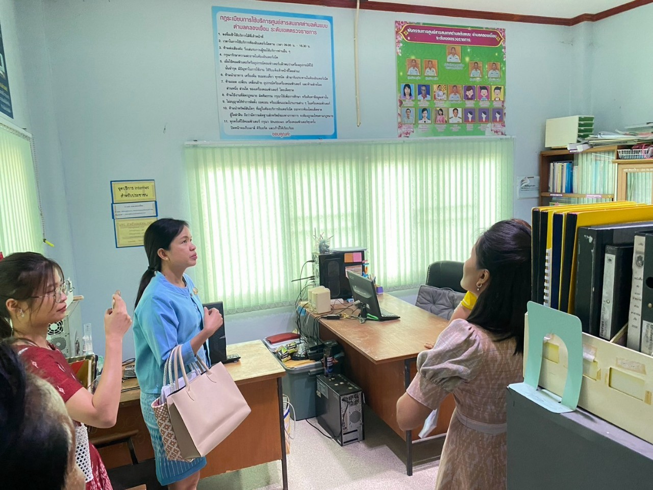 พช.ฉะเชิงเทรา สนับสนุนและให้ข้อมูลการดำเนินงานสารสนเทศตำบลต้นแบบเพื่อพัฒนาคุณภาพชีวิต