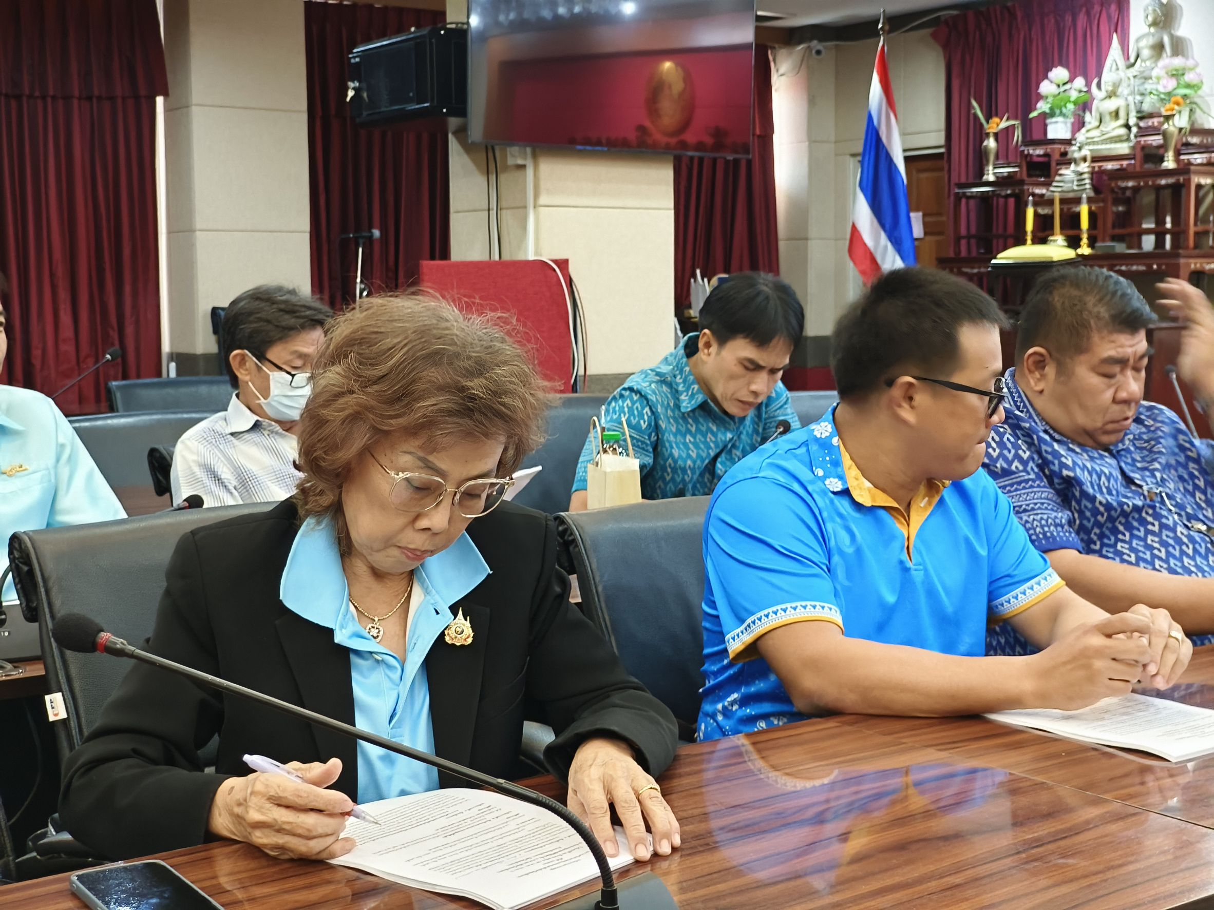 🌟🩵 ประชุมคณะกรรมการเครือข่ายกองทุนแม่ของแผ่นดินจังหวัดฉะเชิงเทรา ครั้งที่ 1/2568