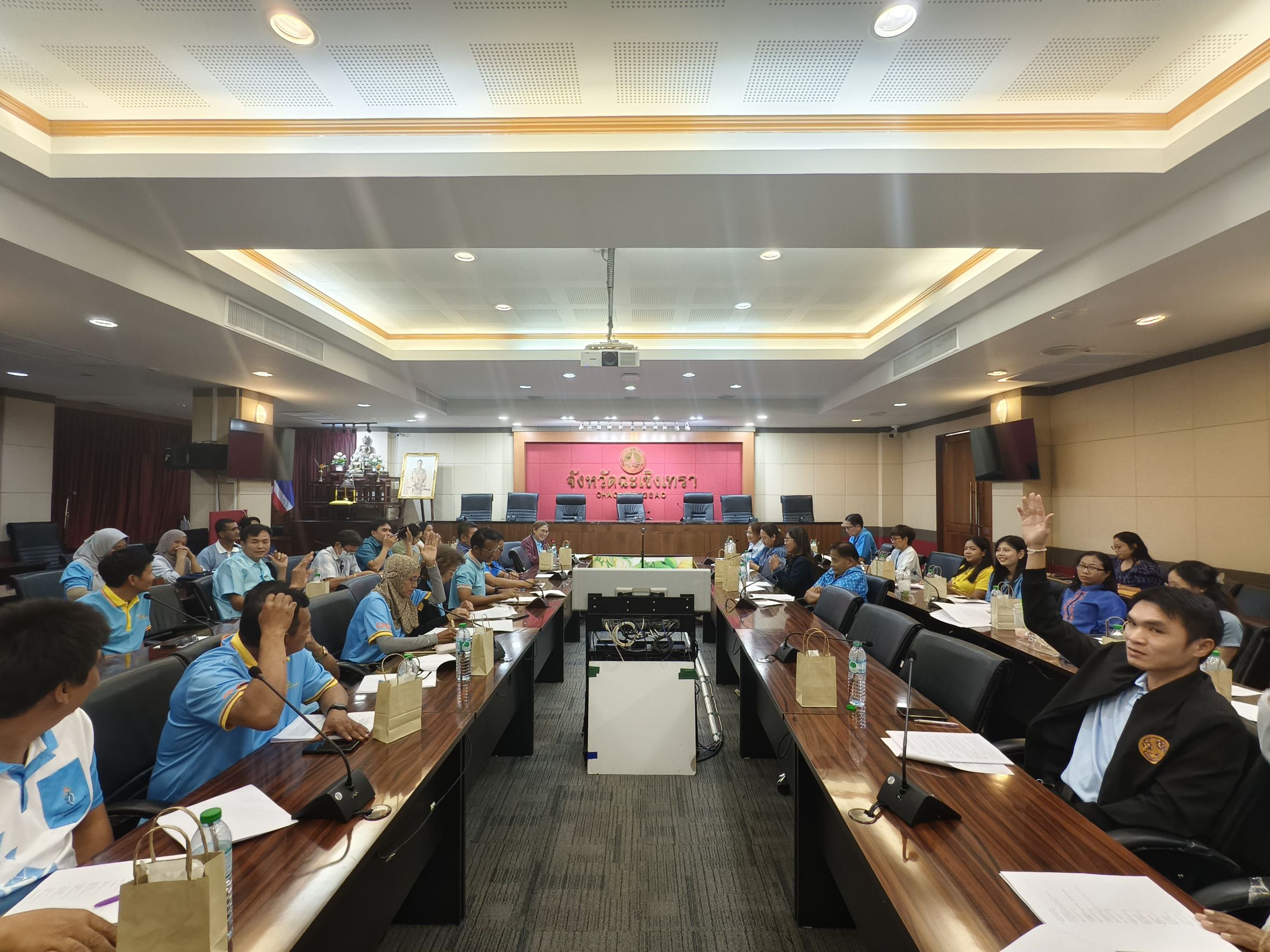 🌟🩵 ประชุมคณะกรรมการเครือข่ายกองทุนแม่ของแผ่นดินจังหวัดฉะเชิงเทรา ครั้งที่ 1/2568