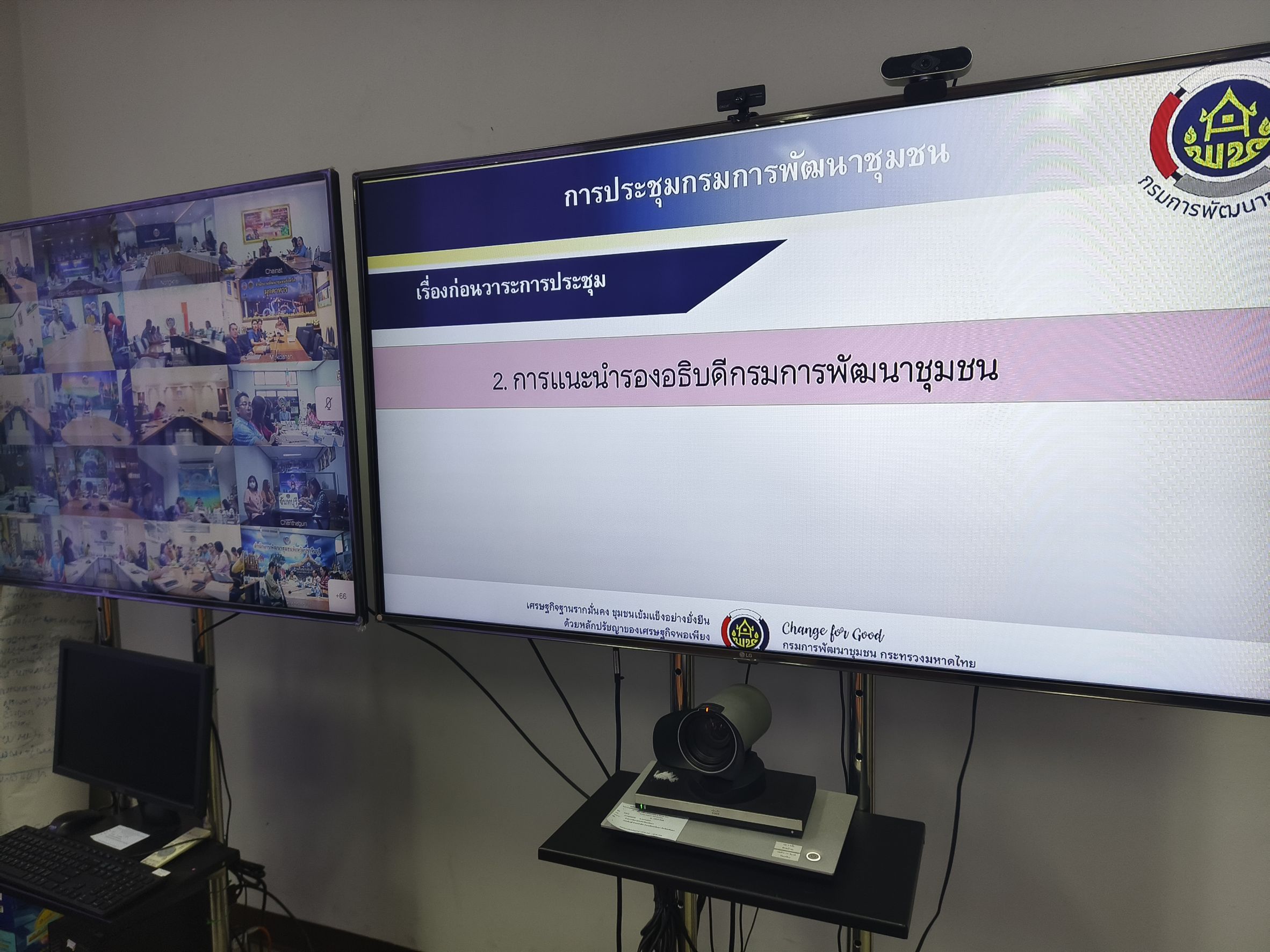 พช.แปดริ้ว ร่วมประชุมกรมการพัฒนาชุมชน ครั้งที่ 3/2568