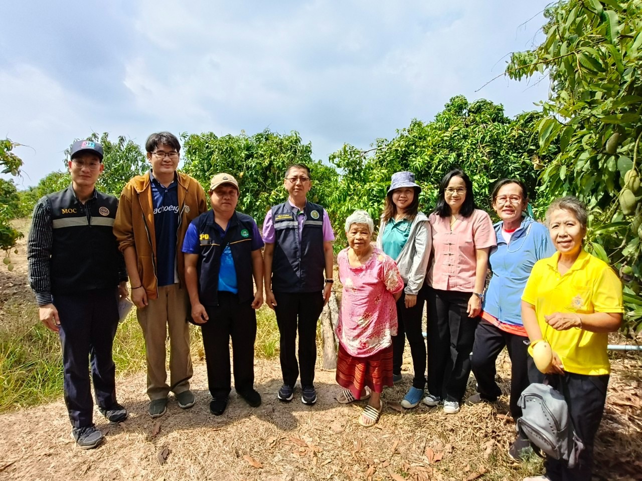 🎡พช.ฉะเชิงเทรา ร่วมลงพื้นที่ตรวจประเมินตามระบบควบคุมคุณภาพสินค้าสิ่งบ่งชี้ทางภูมิศาสตร์ “มะม่วงน้ำดอกไม้สีทองบางคล้า”