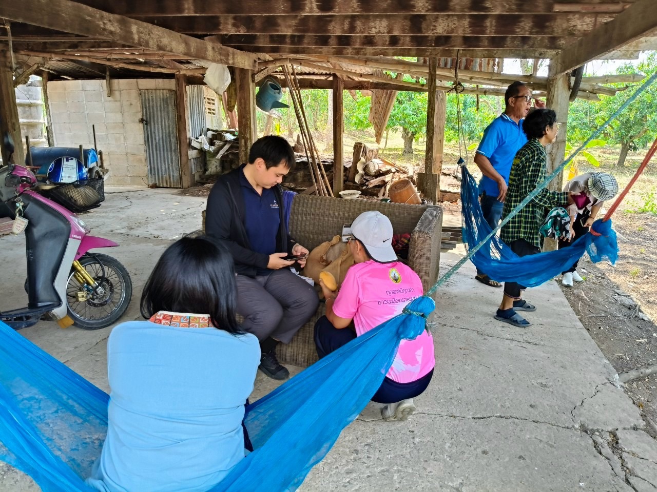 🎡พช.ฉะเชิงเทรา ร่วมลงพื้นที่ตรวจประเมินตามระบบควบคุมคุณภาพสินค้าสิ่งบ่งชี้ทางภูมิศาสตร์ “มะม่วงน้ำดอกไม้สีทองบางคล้า”