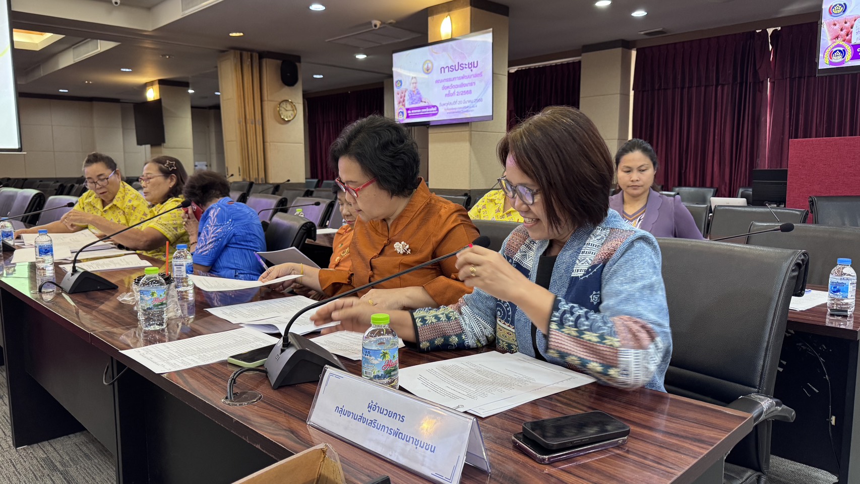 พช.แปดริ้ว ร่วมประชุมคณะกรรมการพัฒนาสตรีจังหวัดฉะเชิงเทรา ครั้งที่ 2/2568