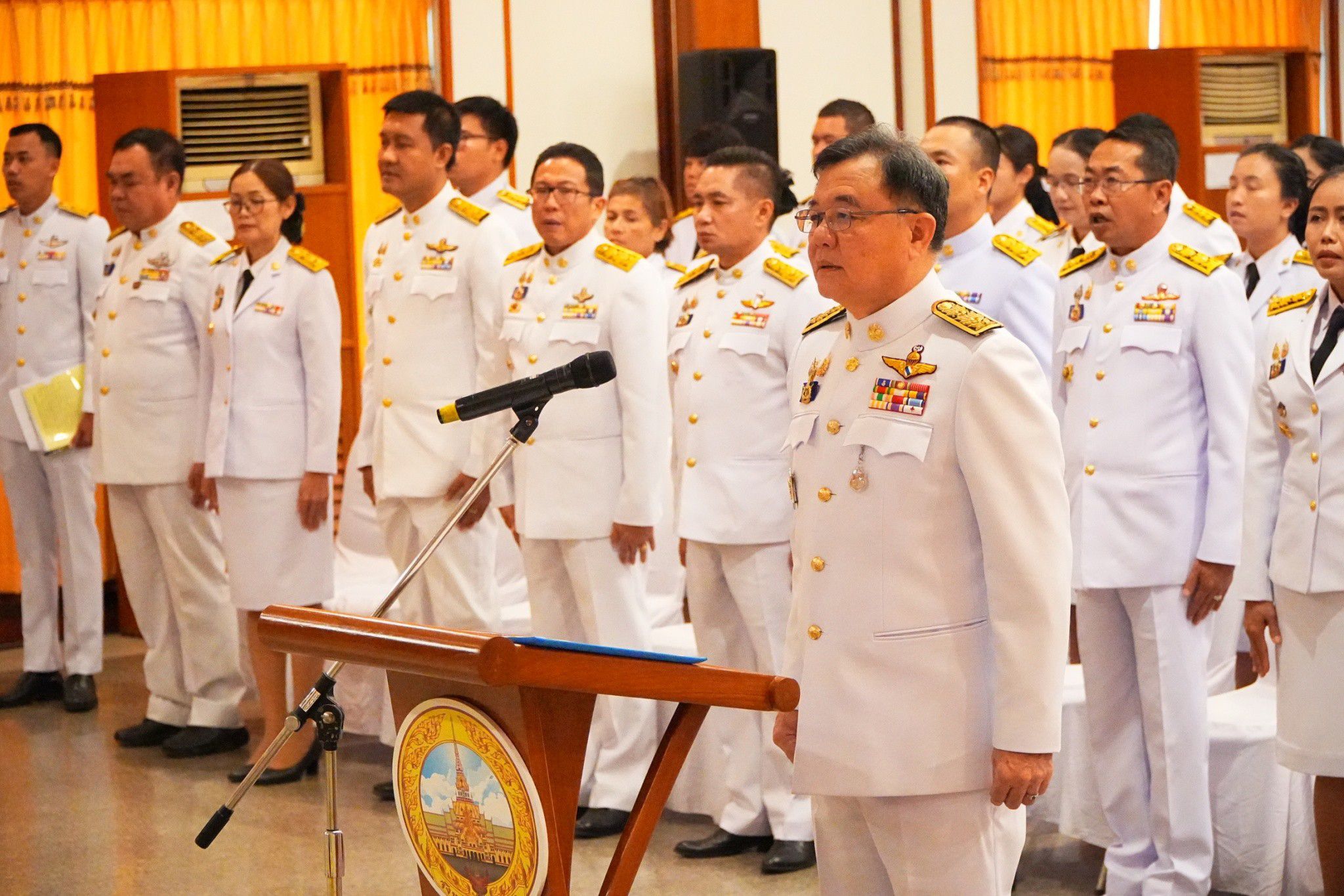 พิธีรับเหรียญที่ระลึกพระราชทานฯ เนื่องในวันข้าราชการพลเรือน และวันคล้ายวันสถาปนากระทรวงมหาดไทย ครบรอบ 133 ปี