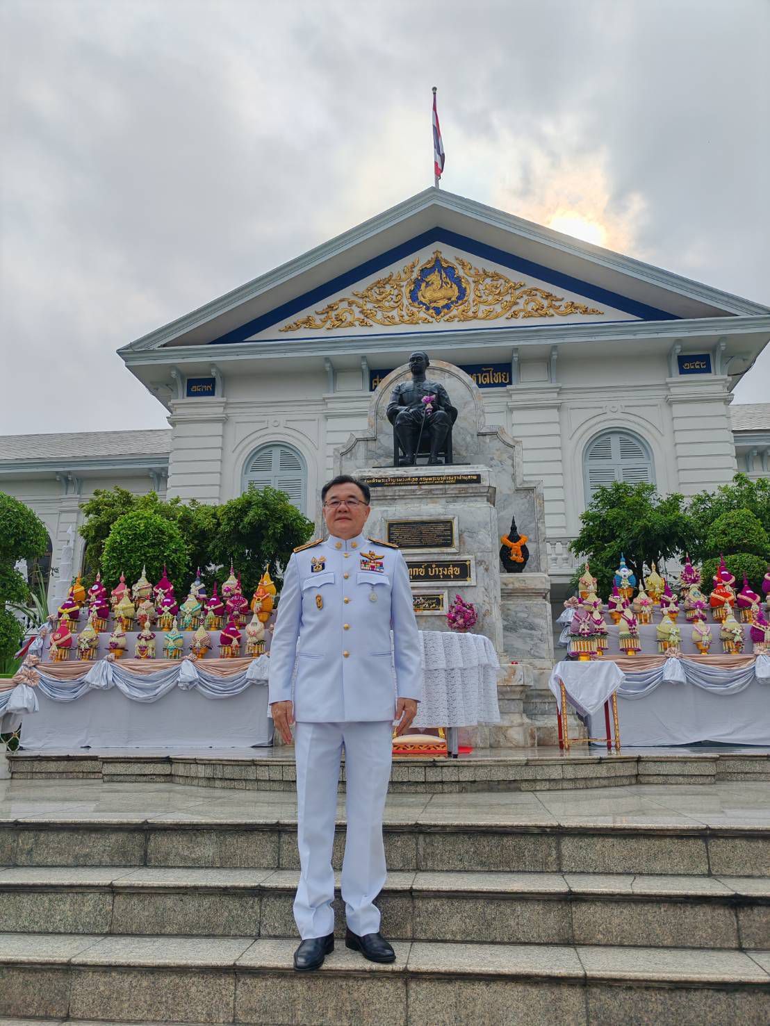 พช.ฉะเชิงเทรา ร่วมพิธีวันสถาปนากระทรวงมหาดไทยและทอดผ้าป่าสมทบกองทุนพัฒนาเด็กชนบท ประจำปี 2568
