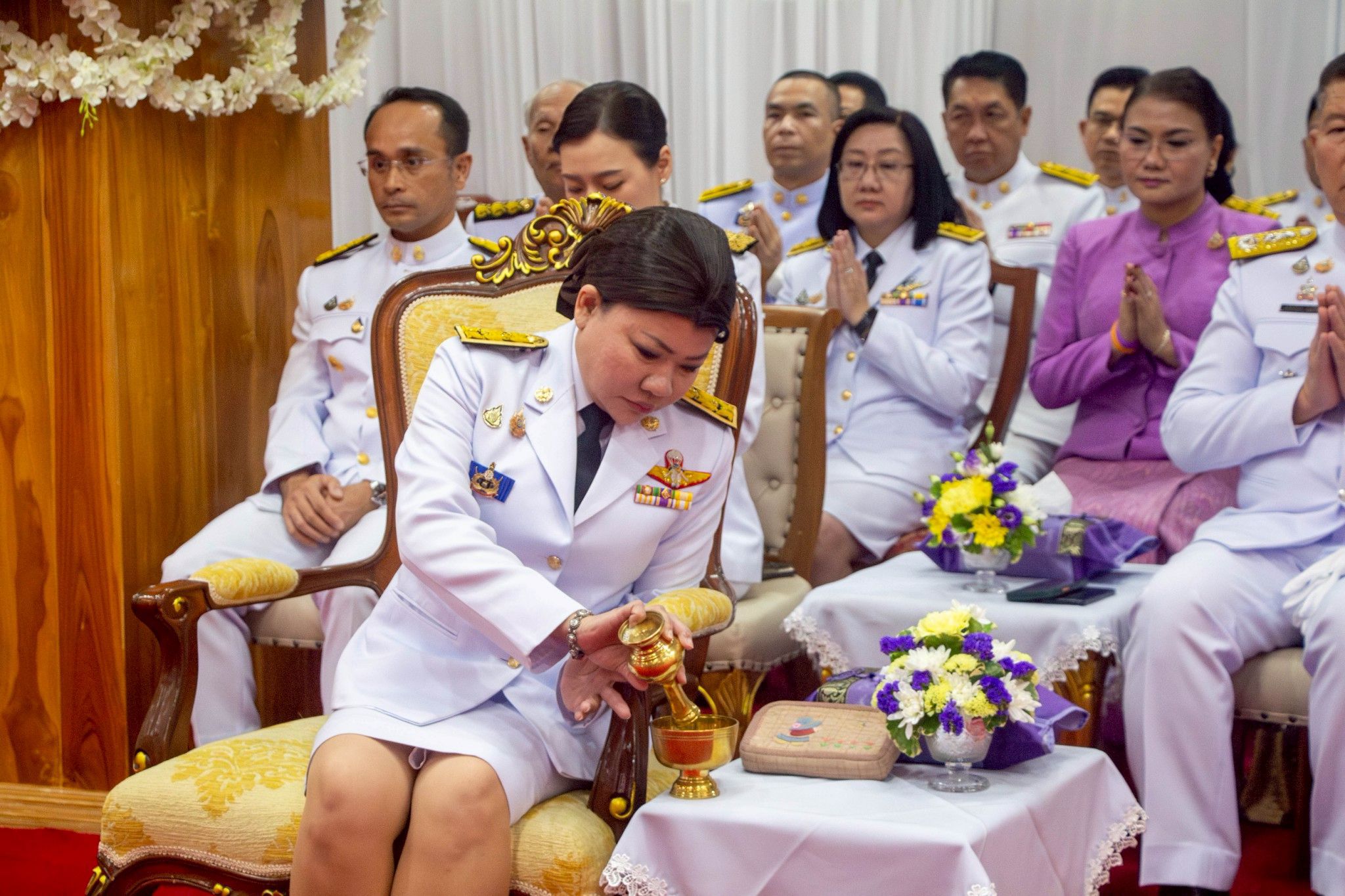พช.แปดริ้ว ร่วมพิธีเจริญพระพุทธมนต์เฉลิมพระเกียรติ สมเด็จพระกนิษฐาธิราชเจ้า กรมสมเด็จพระเทพรัตนราชสุดาฯ สยามบรมราชกุมารี