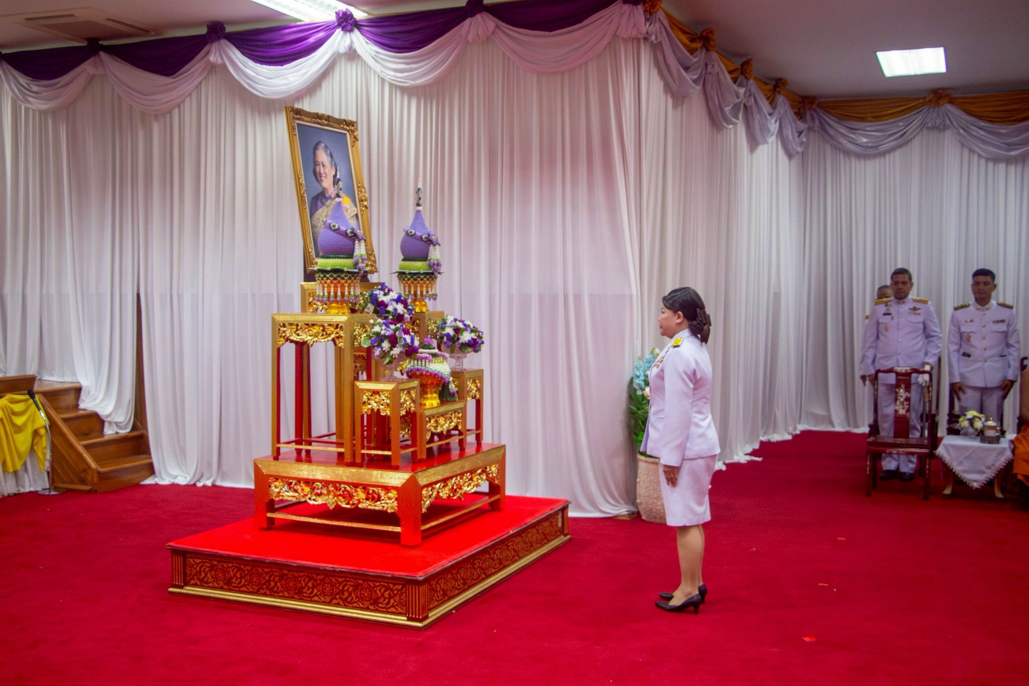 พช.แปดริ้ว ร่วมพิธีเจริญพระพุทธมนต์เฉลิมพระเกียรติ สมเด็จพระกนิษฐาธิราชเจ้า กรมสมเด็จพระเทพรัตนราชสุดาฯ สยามบรมราชกุมารี