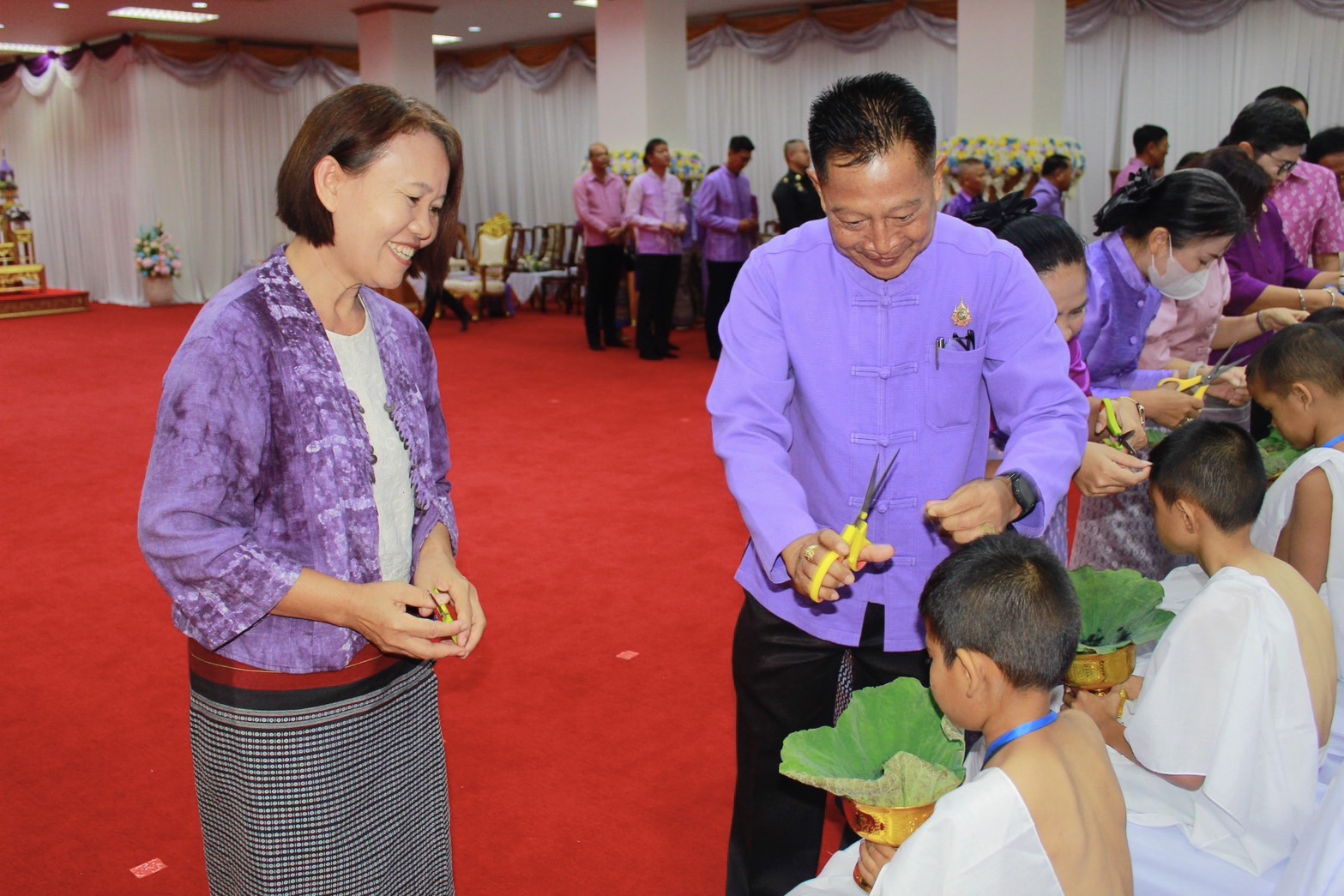 💜พช.ฉะเชิงเทรา ร่วมพิธีบรรพชาสามเณรภาคฤดูร้อน เฉลิมพระเกียรติสมเด็จพระกนิษฐาธิราชเจ้า กรมสมเด็จพระเทพรัตนราชสุดาฯ สยามบรมราชกุมารี เนื่องในวันโอกาสทรงพระเจริญพระชนมายุ 70 พรรษา 2 เมษายน 2568