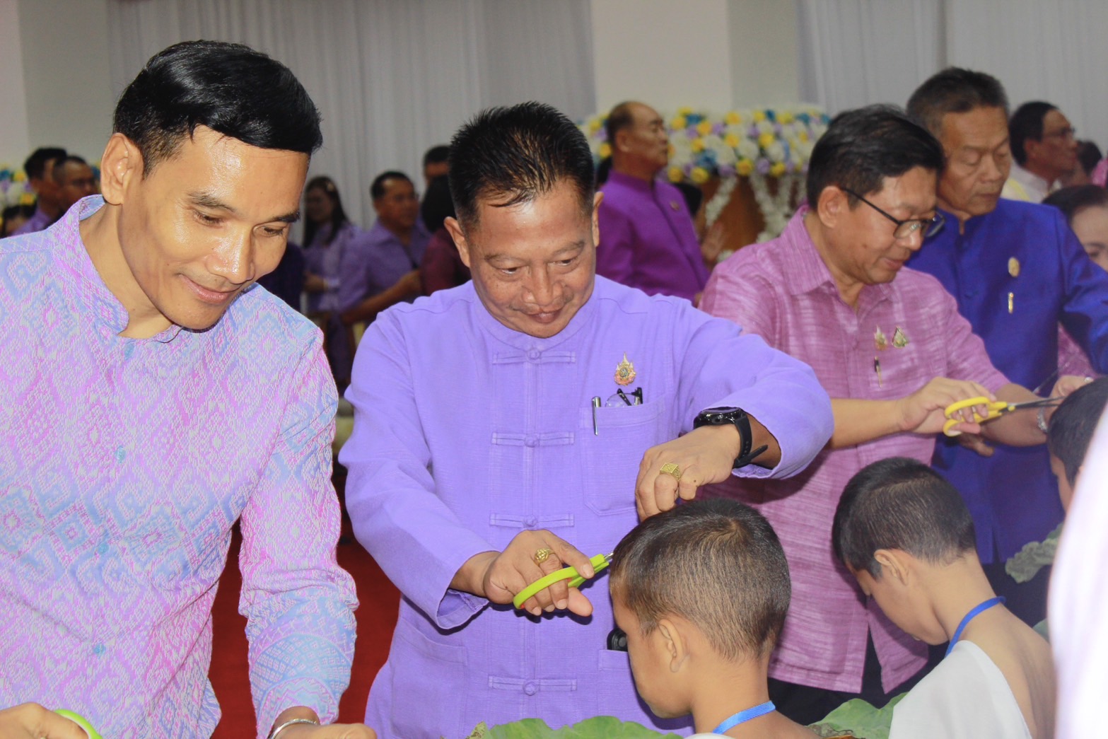 💜พช.ฉะเชิงเทรา ร่วมพิธีบรรพชาสามเณรภาคฤดูร้อน เฉลิมพระเกียรติสมเด็จพระกนิษฐาธิราชเจ้า กรมสมเด็จพระเทพรัตนราชสุดาฯ สยามบรมราชกุมารี เนื่องในวันโอกาสทรงพระเจริญพระชนมายุ 70 พรรษา 2 เมษายน 2568