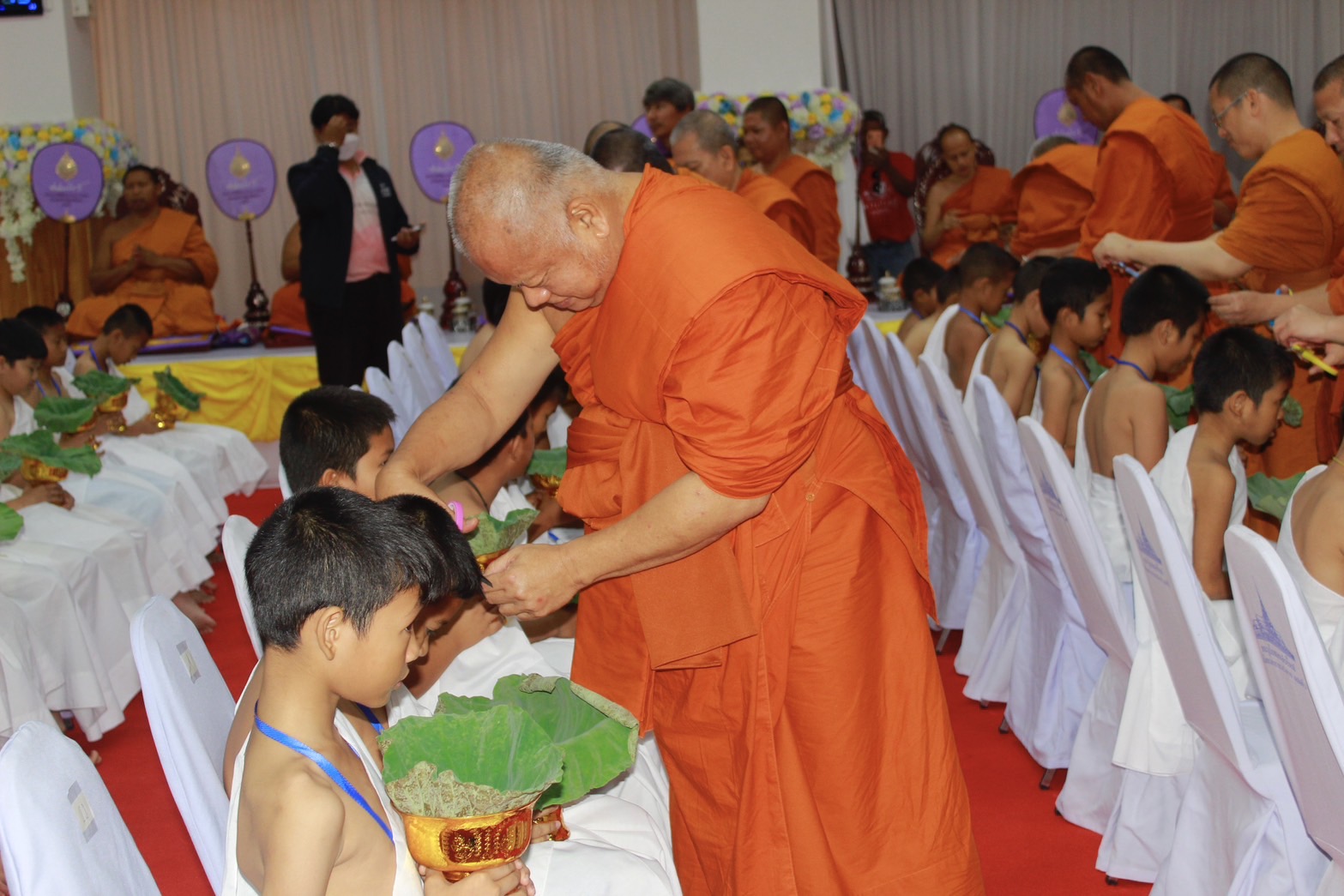 💜พช.ฉะเชิงเทรา ร่วมพิธีบรรพชาสามเณรภาคฤดูร้อน เฉลิมพระเกียรติสมเด็จพระกนิษฐาธิราชเจ้า กรมสมเด็จพระเทพรัตนราชสุดาฯ สยามบรมราชกุมารี เนื่องในวันโอกาสทรงพระเจริญพระชนมายุ 70 พรรษา 2 เมษายน 2568