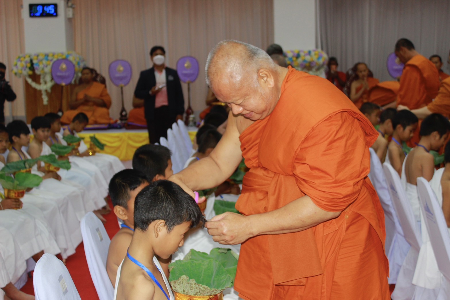 💜พช.ฉะเชิงเทรา ร่วมพิธีบรรพชาสามเณรภาคฤดูร้อน เฉลิมพระเกียรติสมเด็จพระกนิษฐาธิราชเจ้า กรมสมเด็จพระเทพรัตนราชสุดาฯ สยามบรมราชกุมารี เนื่องในวันโอกาสทรงพระเจริญพระชนมายุ 70 พรรษา 2 เมษายน 2568