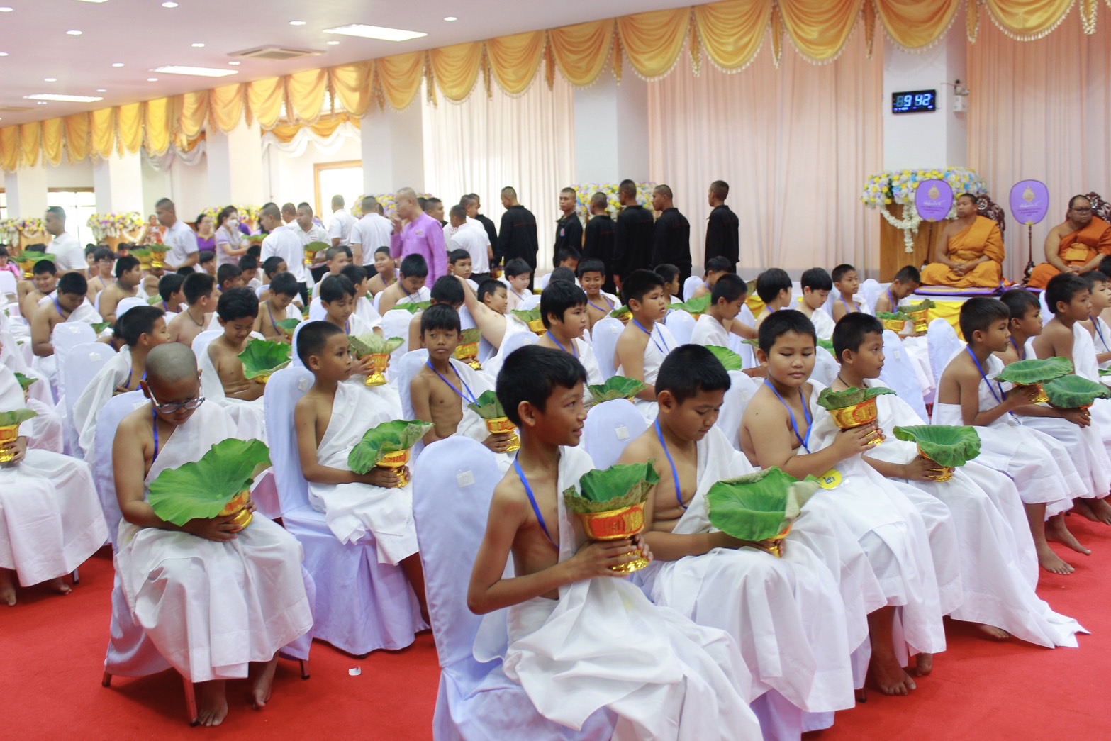 💜พช.ฉะเชิงเทรา ร่วมพิธีบรรพชาสามเณรภาคฤดูร้อน เฉลิมพระเกียรติสมเด็จพระกนิษฐาธิราชเจ้า กรมสมเด็จพระเทพรัตนราชสุดาฯ สยามบรมราชกุมารี เนื่องในวันโอกาสทรงพระเจริญพระชนมายุ 70 พรรษา 2 เมษายน 2568