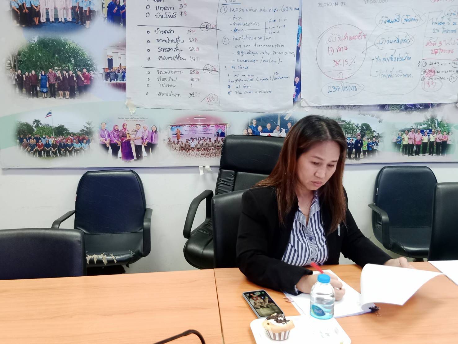 พช.แปดริ้ว ประชุมคณะกรรมการคัดเลือกคนกองทุนพัฒนาบทบาทสตรีดีเด่นระดับจังหวัด ปี 2568