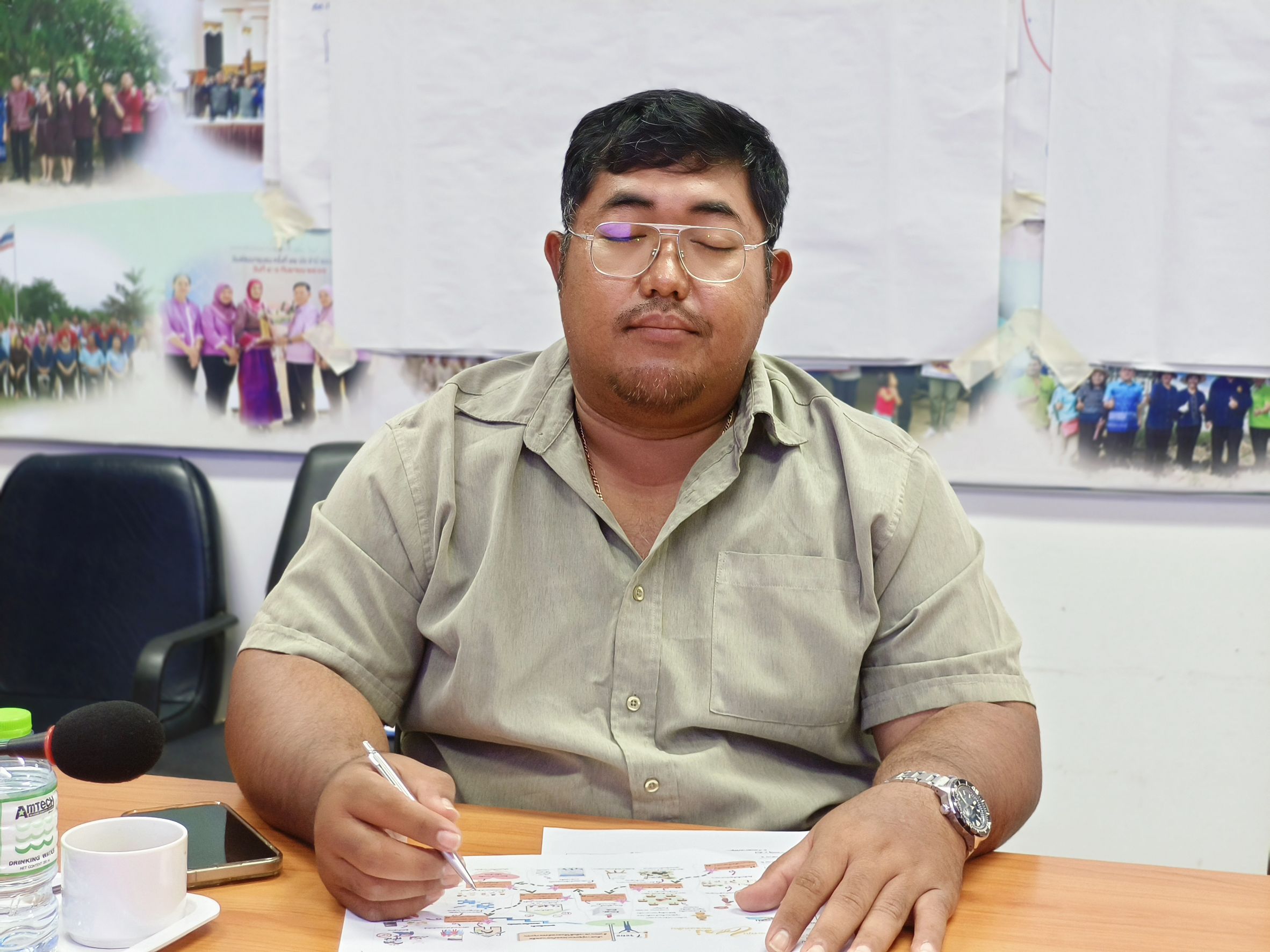 ประชุมเตรียมความพร้อมจัดอบรมวิทยากรกระบวนการกองทุนแม่ของแผ่นดิน (ครู ค) จังหวัดฉะเชิงเทรา