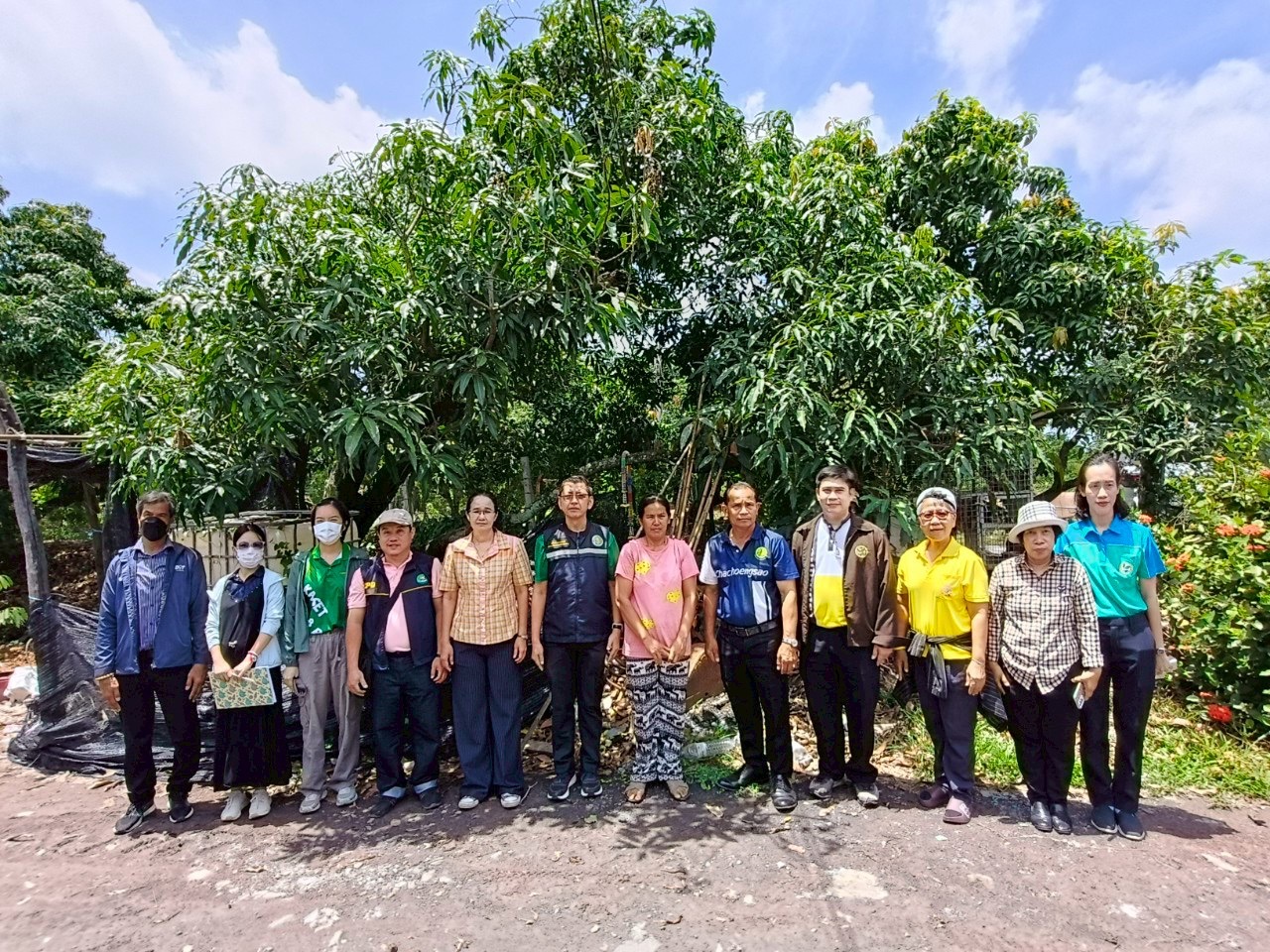 🎡พช.ฉะเชิงเทรา ร่วมลงพื้นที่ตรวจประเมินตามระบบควบคุมคุณภาพสินค้าสิ่งบ่งชี้ทางภูมิศาสตร์ ”มะม่วงเขียวเสวยแปดริ้ว มะม่วงขายตึกแปดริ้ว และมะม่วงแรดแปดริ้ว”