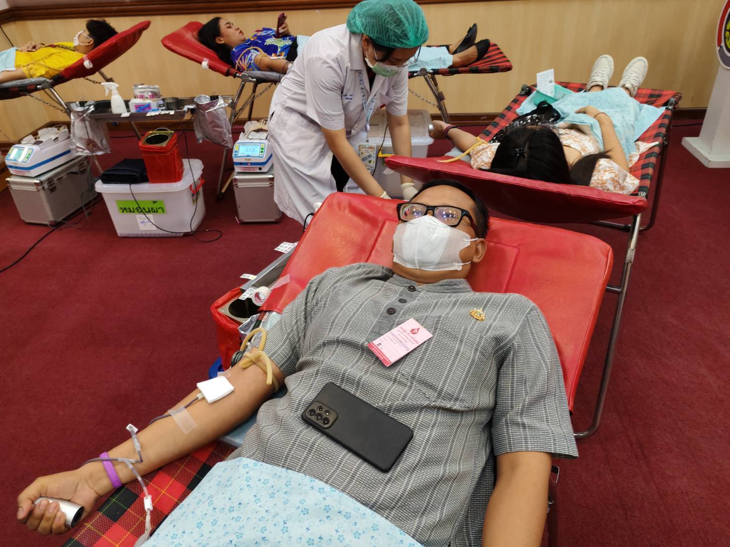 พช. แปดริ้ว ร่วมบริจาคโลหิตถวายเป็นพระราชกุศล ครั้งที่ 3/2568