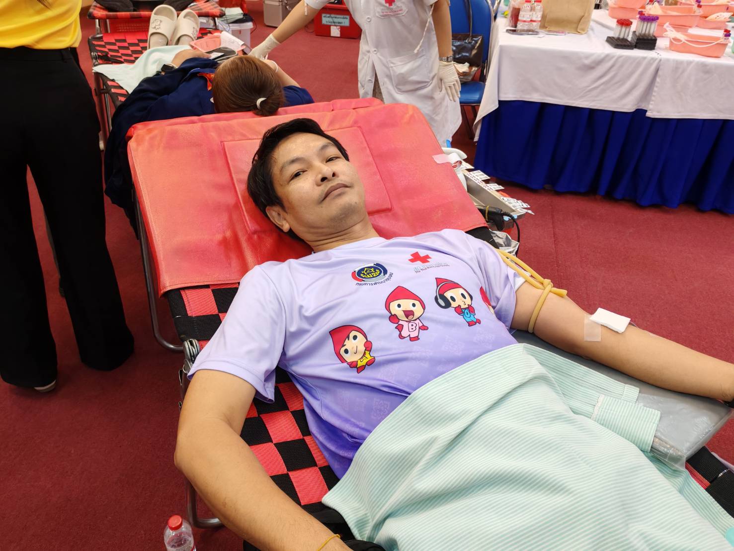 พช. แปดริ้ว ร่วมบริจาคโลหิตถวายเป็นพระราชกุศล ครั้งที่ 3/2568