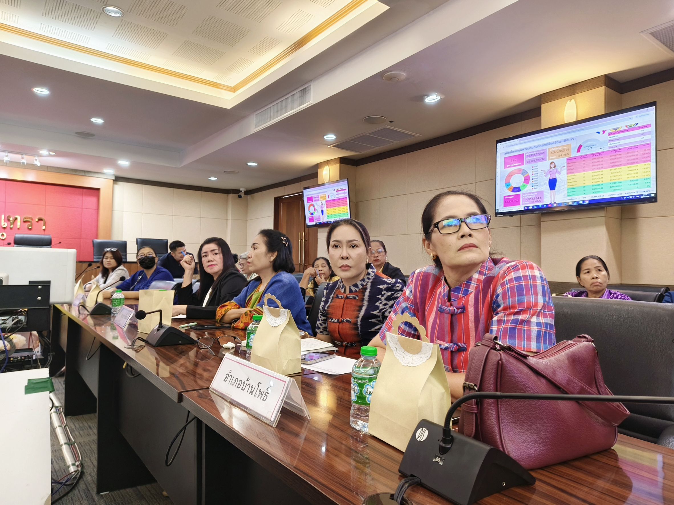 พช.แปดริ้ว ประชุมติดตามและประเมินผลทุนหมุนเวียนกองทุนพัฒนาบทบาทสตรี จังหวัดฉะเชิงเทรา ประจำปีงบประมาณ พ.ศ. ๒๕๖๘ 🧵💼