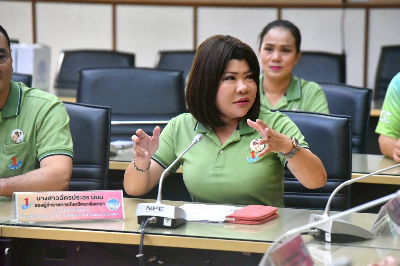 พช. ฉะเชิงเทรา ร่วมต้อนรับและนำเสนอผลการดำเนินงาน TO BE NUMBER ONE จังหวัดฉะเชิงเทรา