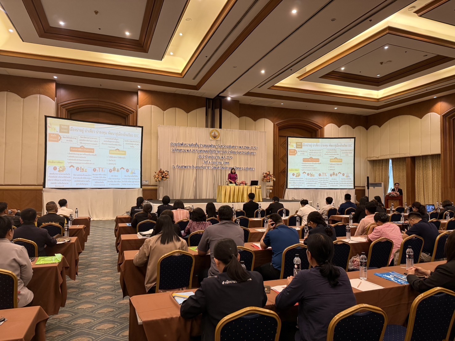 พช.ฉะเชิงเทรา ร่วมประชุมรับฟังความคิดเห็นร่างแผนพัฒนาจังหวัดฉะเชิงเทรา (พ.ศ.2566-2570) พ.ศ.2570 และแผนปฏิบัติราชการประจำปีงบประมาณ พ.ศ.2570