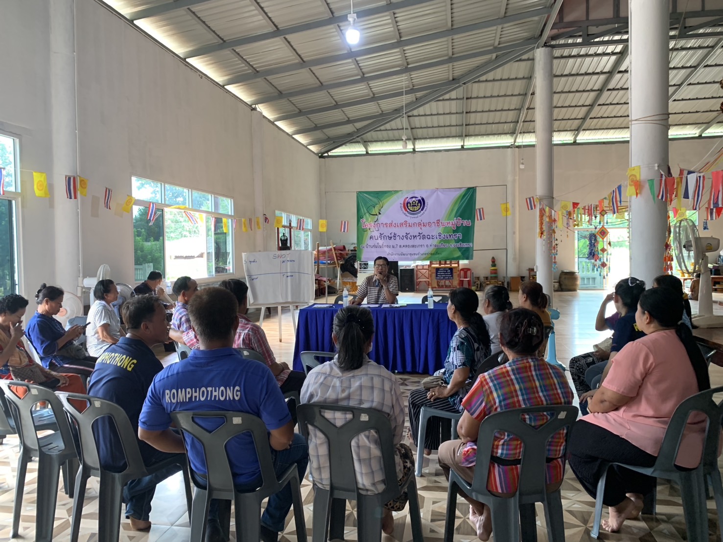 🐘🌳 พช.ฉะเชิงเทรา  ติดตามและสนับสนุนโครงการส่งเสริมอาชีพคนรักษ์ช้างจังหวัดฉะเชิงเทรา พื้นที่อำเภอท่าตะเกียบ