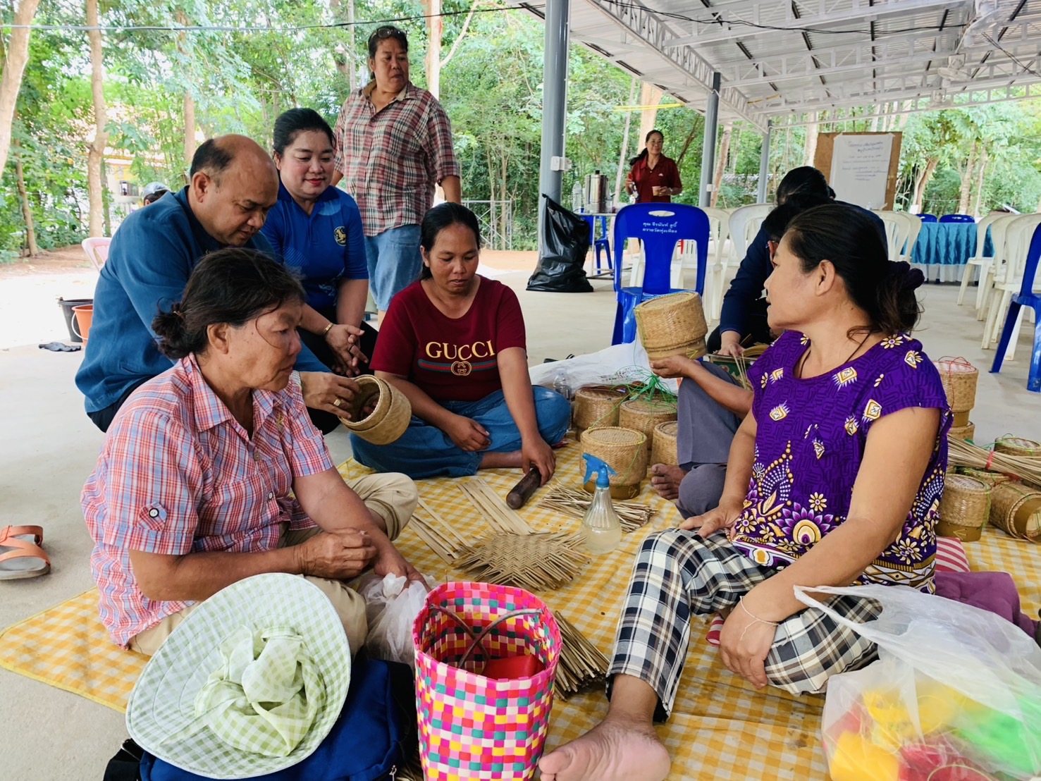 🐘พช.ฉะเชิงเทรา  สนับสนุนการดำเนินโครงการส่งเสริมกลุ่มอาชีพหมู่บ้านคนรักษ์ช้างจังหวัดฉะเชิงเทรา ณ อำเภอสนามชัยเขต