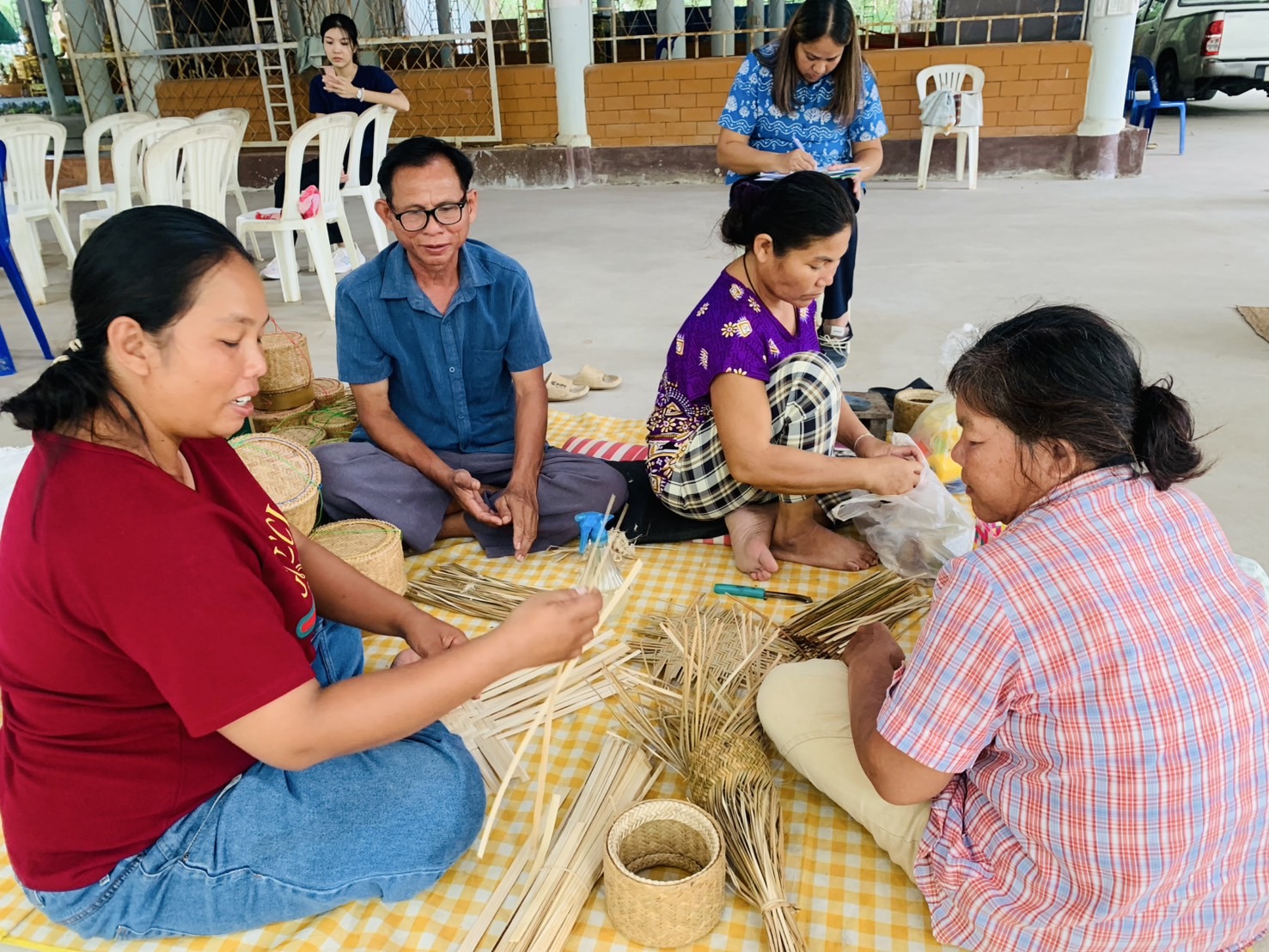🐘พช.ฉะเชิงเทรา  สนับสนุนการดำเนินโครงการส่งเสริมกลุ่มอาชีพหมู่บ้านคนรักษ์ช้างจังหวัดฉะเชิงเทรา ณ อำเภอสนามชัยเขต
