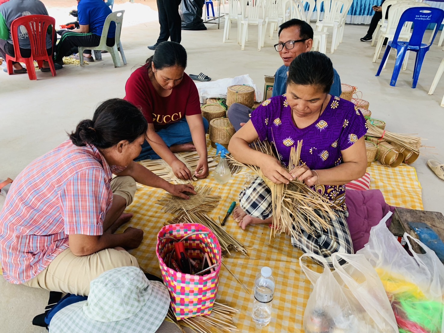 🐘พช.ฉะเชิงเทรา  สนับสนุนการดำเนินโครงการส่งเสริมกลุ่มอาชีพหมู่บ้านคนรักษ์ช้างจังหวัดฉะเชิงเทรา ณ อำเภอสนามชัยเขต