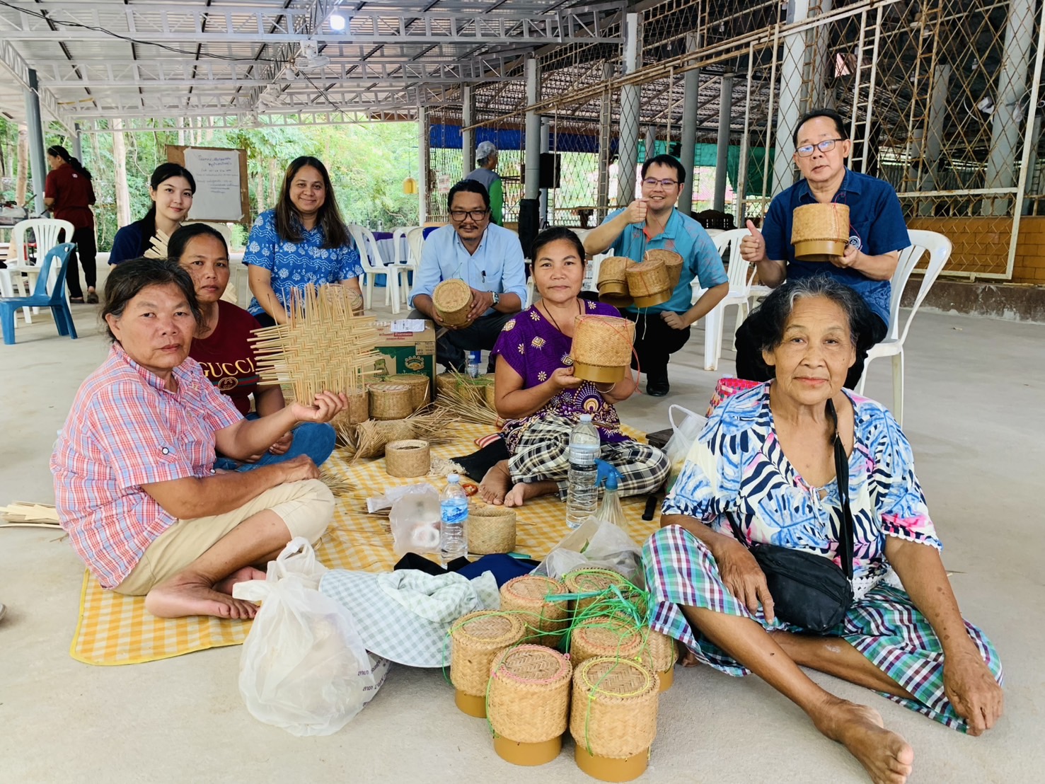 🐘พช.ฉะเชิงเทรา  สนับสนุนการดำเนินโครงการส่งเสริมกลุ่มอาชีพหมู่บ้านคนรักษ์ช้างจังหวัดฉะเชิงเทรา ณ อำเภอสนามชัยเขต