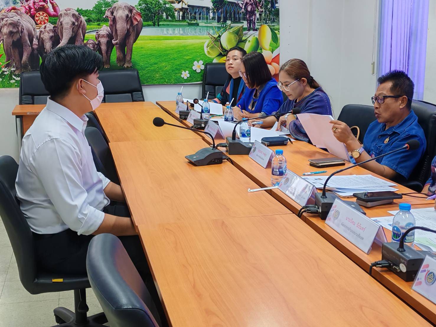 พช.ฉะเชิงเทราจัดสอบสัมภาษณ์คัดเลือก อสพ. รุ่นที่ 27