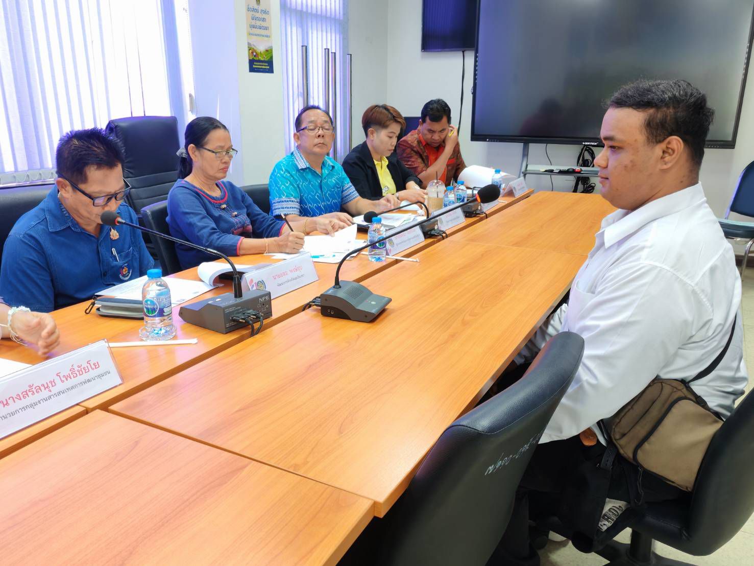 พช.ฉะเชิงเทราจัดสอบสัมภาษณ์คัดเลือก อสพ. รุ่นที่ 27