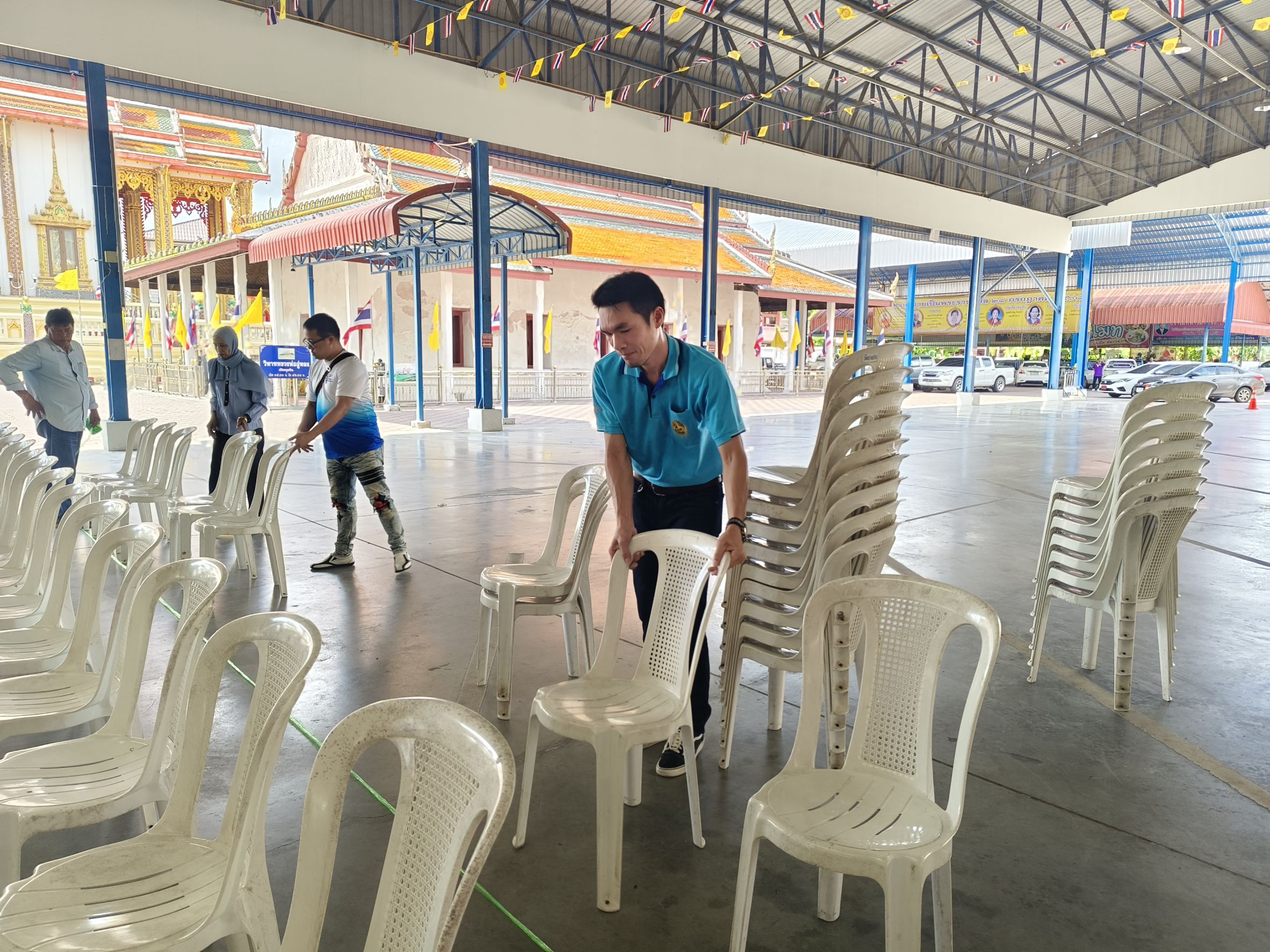 พช.ฉะเชิงเทราลงพื้นที่เตรียมงานใหญ่ พร้อมความร่วมมือจากวัดบางปรงโชติการาม