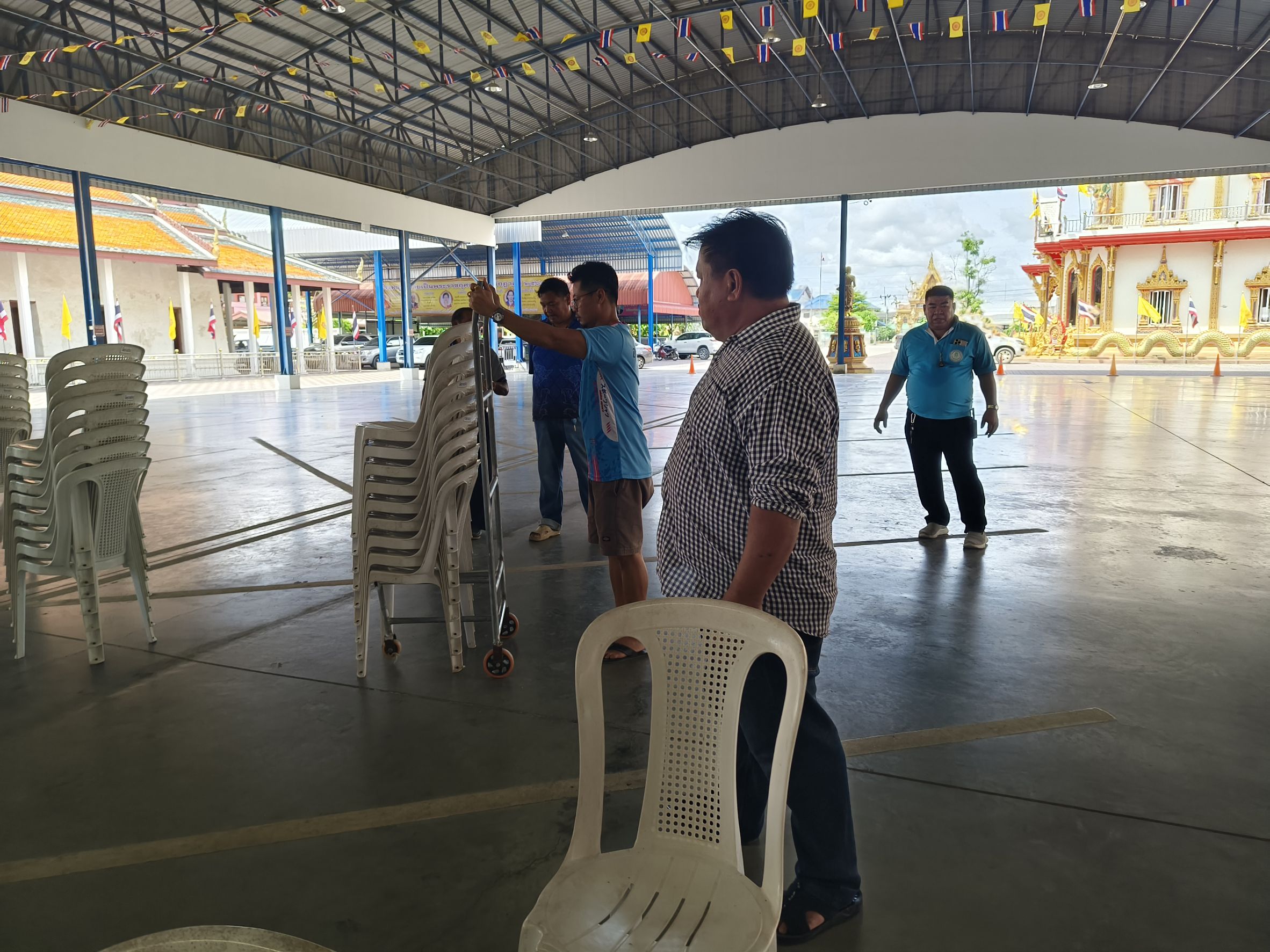 พช.ฉะเชิงเทราลงพื้นที่เตรียมงานใหญ่ พร้อมความร่วมมือจากวัดบางปรงโชติการาม