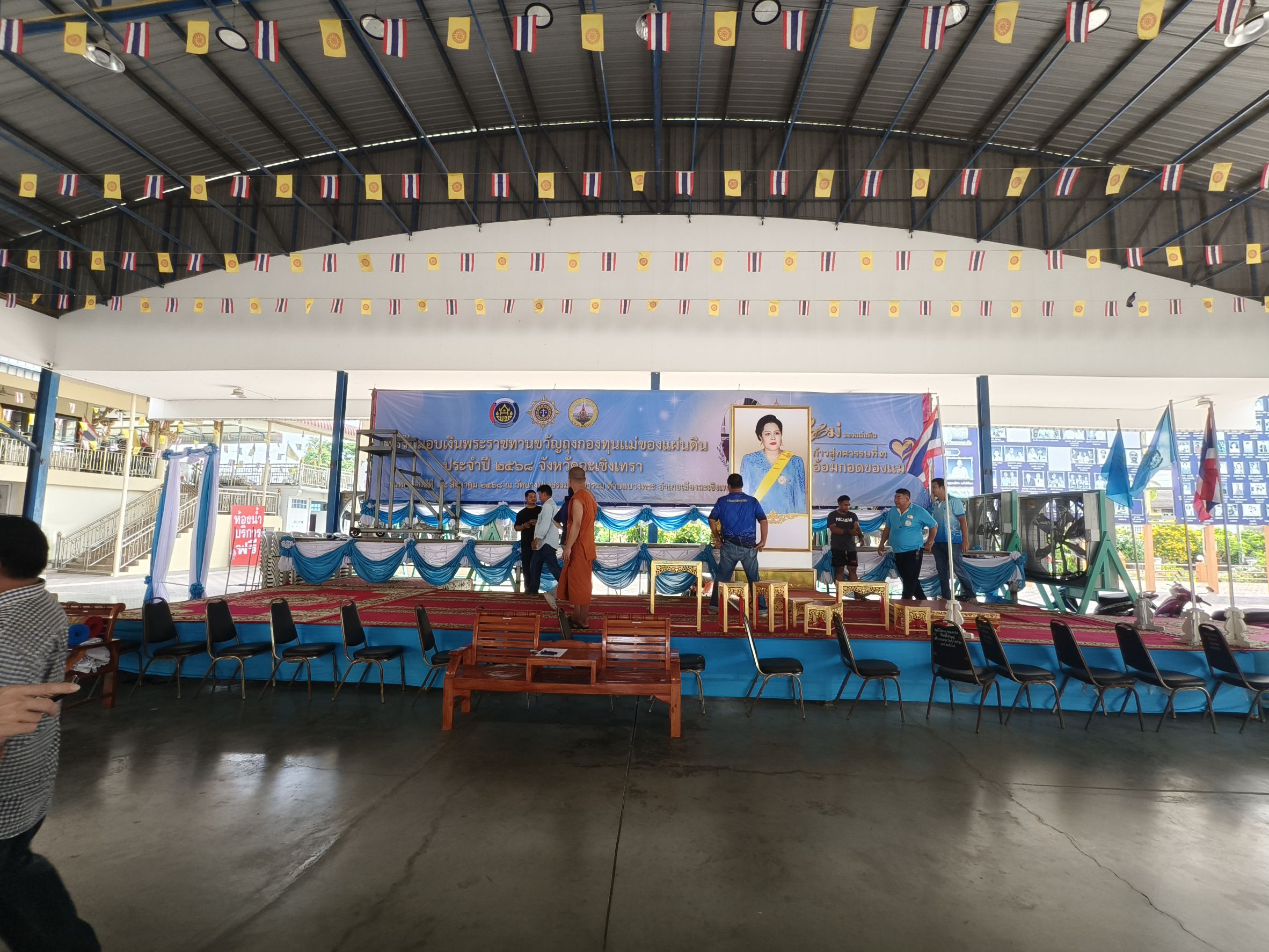 พช.ฉะเชิงเทราลงพื้นที่เตรียมงานใหญ่ พร้อมความร่วมมือจากวัดบางปรงโชติการาม