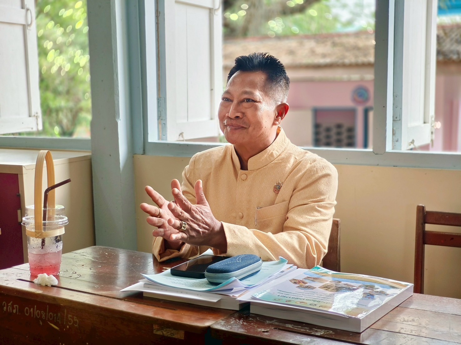 ผู้นำการเปลี่ยนแปลงตำบลเมืองใหม่ ฉะเชิงเทรา โชว์ผลสำเร็จบนเวทีระดับประเทศ ณ โรงเรียนวัดแสนภุมราวาส มหกรรม “ตำบลเข้มแข็งตามหลักเศรษฐกิจพอเพียง”