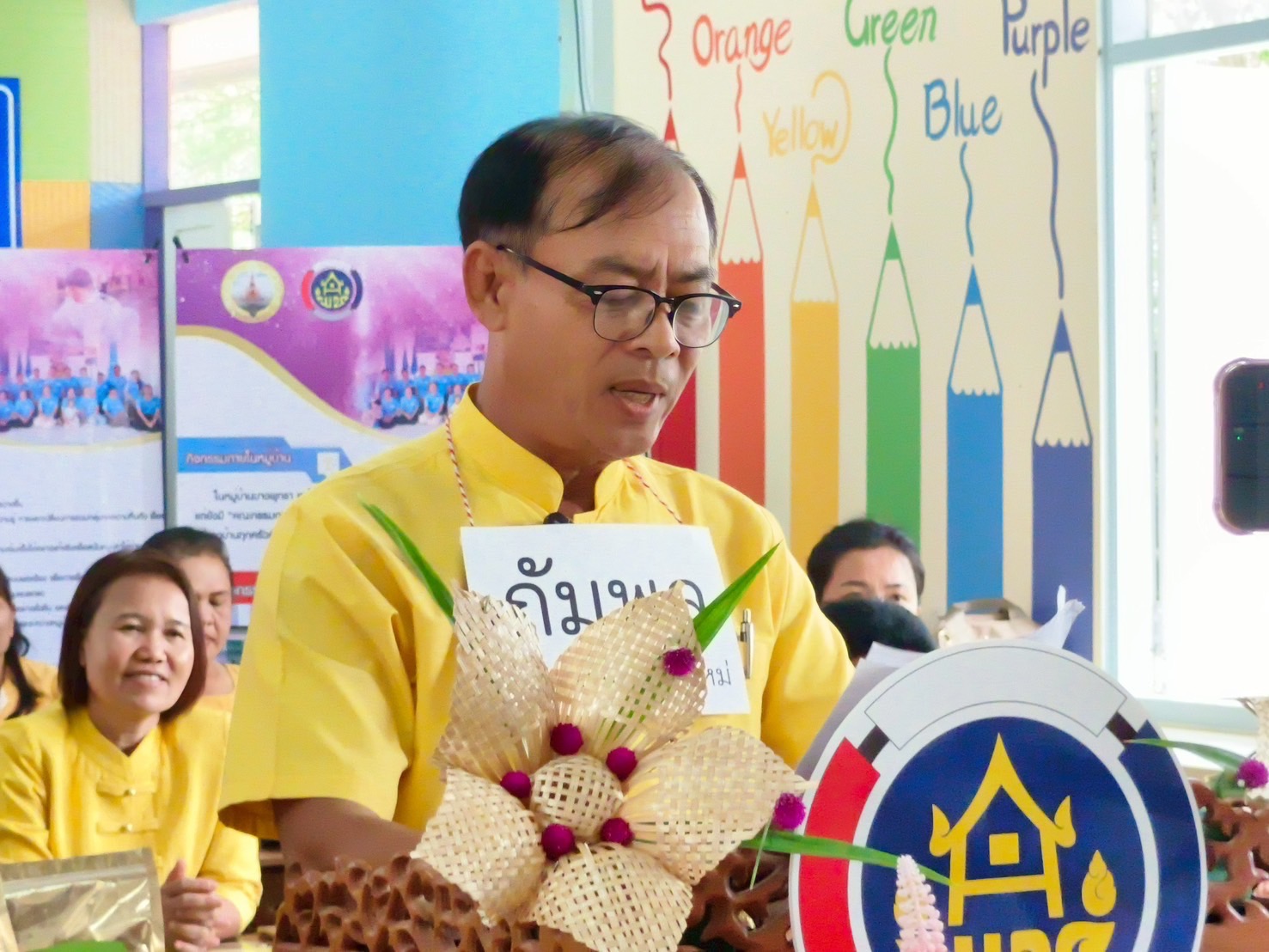 ผู้นำการเปลี่ยนแปลงตำบลเมืองใหม่ ฉะเชิงเทรา โชว์ผลสำเร็จบนเวทีระดับประเทศ ณ โรงเรียนวัดแสนภุมราวาส มหกรรม “ตำบลเข้มแข็งตามหลักเศรษฐกิจพอเพียง”