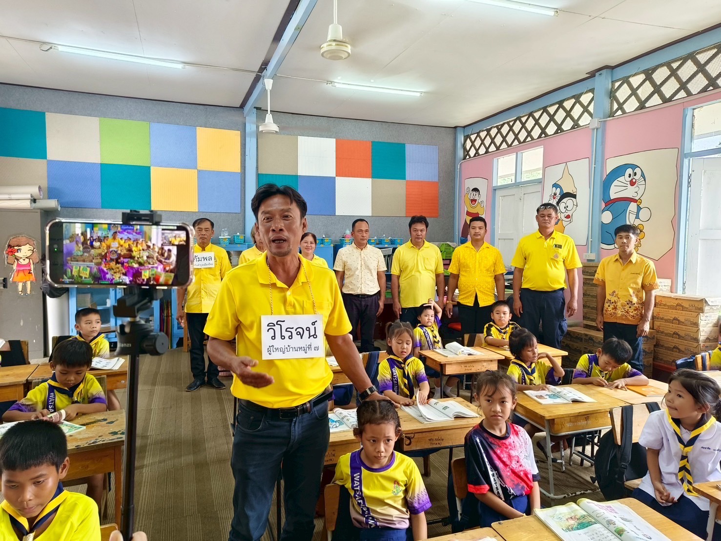 ผู้นำการเปลี่ยนแปลงตำบลเมืองใหม่ ฉะเชิงเทรา โชว์ผลสำเร็จบนเวทีระดับประเทศ ณ โรงเรียนวัดแสนภุมราวาส มหกรรม “ตำบลเข้มแข็งตามหลักเศรษฐกิจพอเพียง”