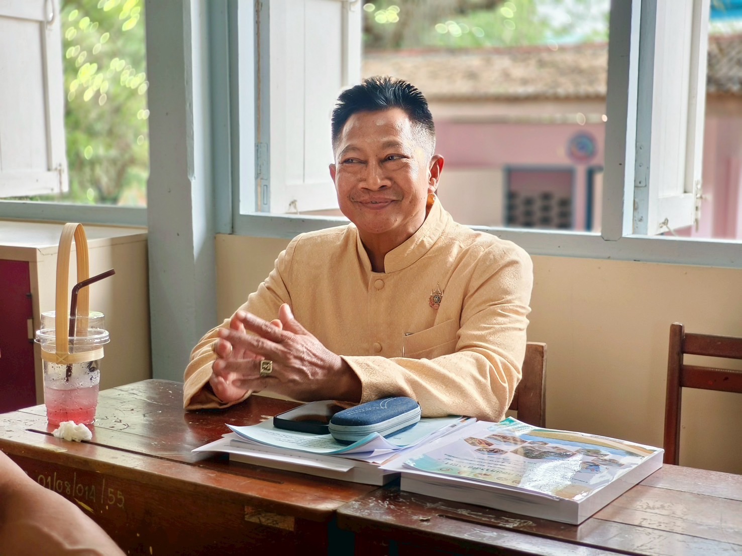 ผู้นำการเปลี่ยนแปลงตำบลเมืองใหม่ ฉะเชิงเทรา โชว์ผลสำเร็จบนเวทีระดับประเทศ ณ โรงเรียนวัดแสนภุมราวาส มหกรรม “ตำบลเข้มแข็งตามหลักเศรษฐกิจพอเพียง”