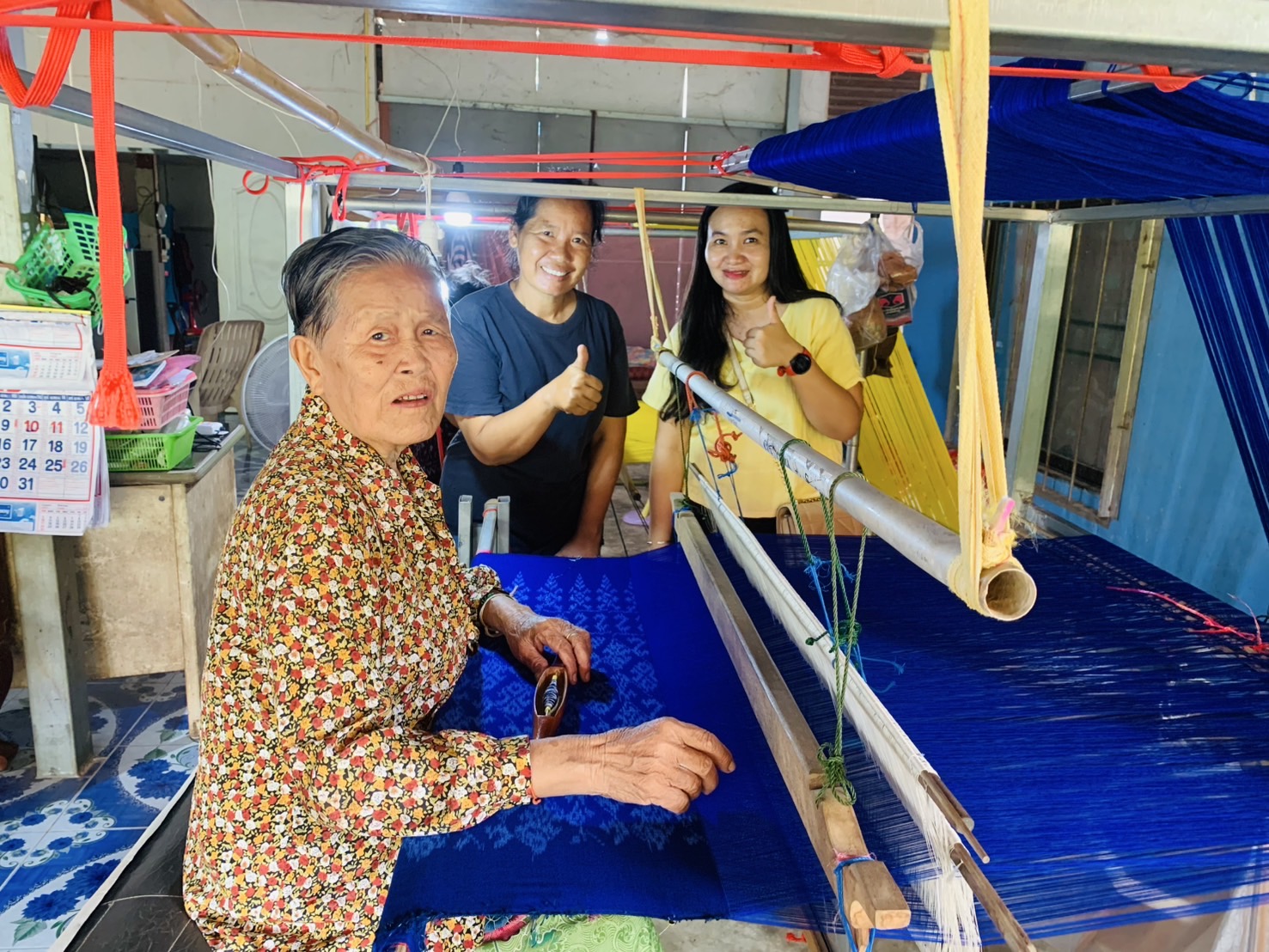 พช.ฉะเชิงเทรา ติดตาม ให้กำลังใจผู้ผลิต ผู้ประกอบการผ้าไทย อ.เมืองฯ ร่วมส่งประกวดผ้าลายพระราชทาน “ผ้าลายสิริราชพัสตราภรณ์“