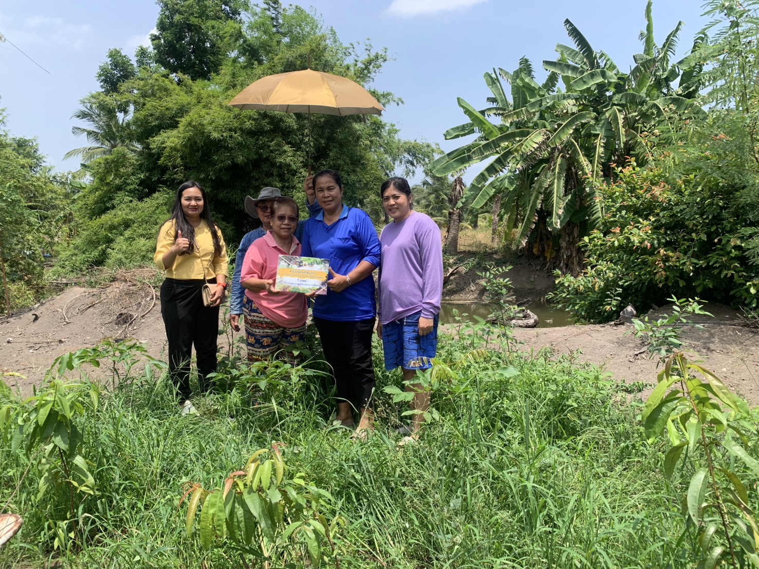 🪴📝พช.ฉะเชิงเทรา ติดตามผลการดำเนินโครงการขยายผลการจัดทำแปลงอนุรักษ์พันธุกรรมพืช