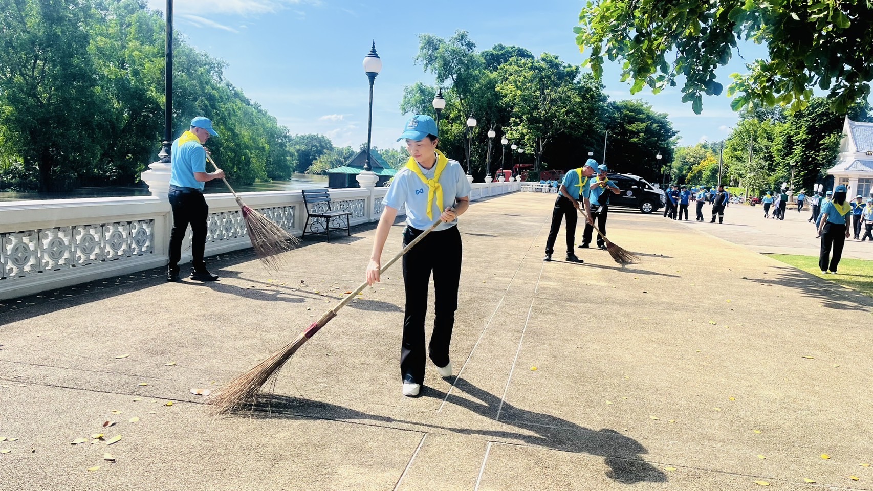 💛🩵พช.ฉะเชิงเทรา ร่วมกิจกรรมจิตอาสาบำเพ็ญสาธารณประโยชน์เพื่อถวายเป็นพระราชกุศลเนื่องในโอกาสวันเฉลิมพระชนมพรรษาสมเด็จพระนางเจ้าสิริกิติ์พระบรมราชินีนาถ พระบรมราชชนนีพันปีหลวง ๑๒ สิงหาคม ๒๕๖๘