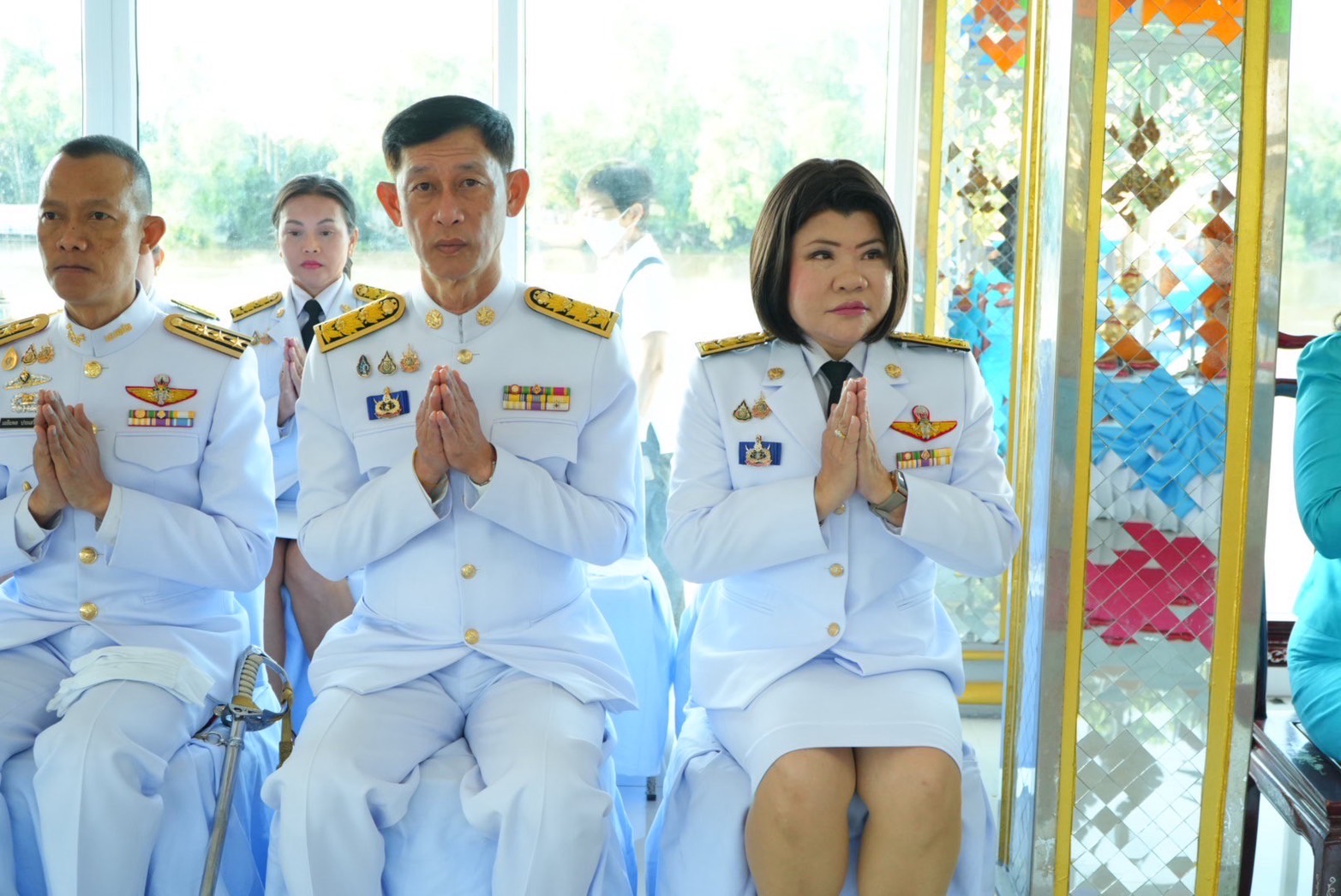 🩵พช.ฉะเชิงเทรา ร่วมพิธีเจริญพระพุทธมนต์และทำบุญตักบาตรถวายพระราชกุศล เนื่องในโอกาสมหามงคลเฉลิมพระชนมพรรษา 93 พรรษา สมเด็จพระนางเจ้าสิริกิติ์ พระบรมราชินีนาถ พระบรมราชชนนีพันปีหลวง 12 สิงหาคม 2568