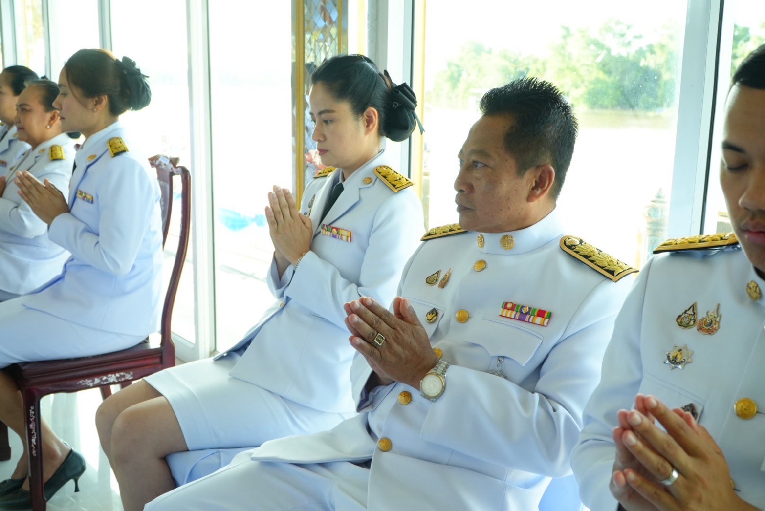 🩵พช.ฉะเชิงเทรา ร่วมพิธีเจริญพระพุทธมนต์และทำบุญตักบาตรถวายพระราชกุศล เนื่องในโอกาสมหามงคลเฉลิมพระชนมพรรษา 93 พรรษา สมเด็จพระนางเจ้าสิริกิติ์ พระบรมราชินีนาถ พระบรมราชชนนีพันปีหลวง 12 สิงหาคม 2568