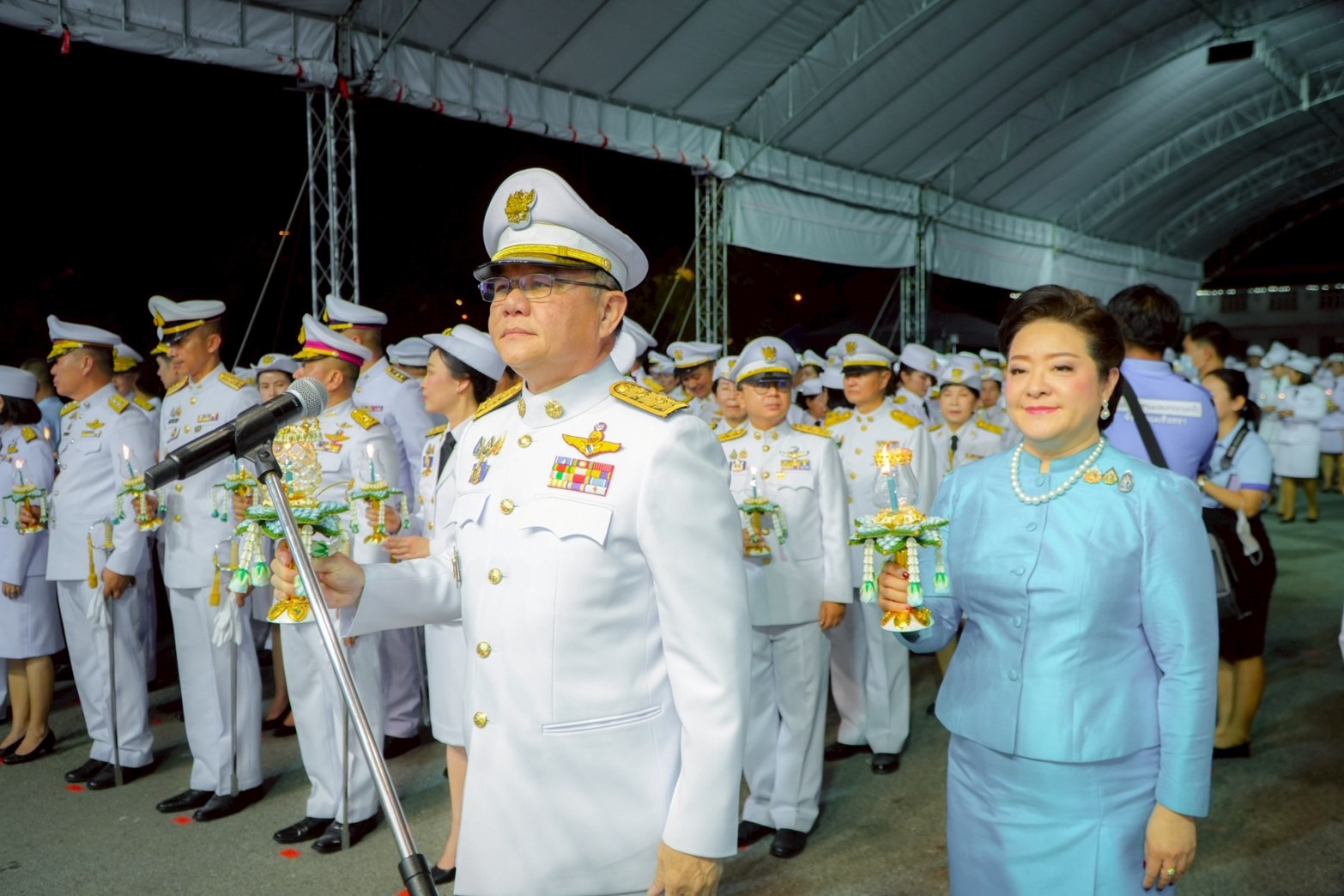 🩵พช.ฉะเชิงเทรา ร่วมพิธีถวายเครื่องราชสักการะ และจุดเทียนถวายพระพรชัยมงคล เนื่องในโอกาสมหามงคลเฉลิมพระชนมพรรษา 93 พรรษา สมเด็จพระนางเจ้าสิริกิติ์ พระบรมราชินีนาถ พระบรมราชชนนีพันปีหลวง 12 สิงหาคม 2568